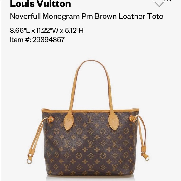 (USED) Louis Vuitton Neverfull Purse. Please message if you’re Interested.Thanks - Picture 10 of 11